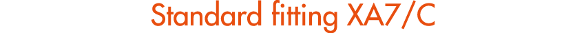 Standard fitting XA7/C