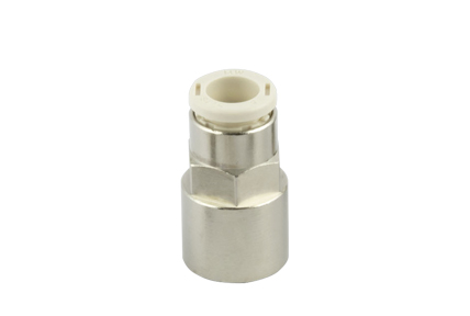 F-E Plus-sarjan lyijyttömät messinkiliittimet 4-10mm, M5-1/2“ kierteillä